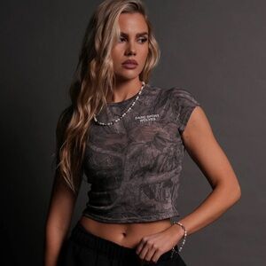 DARC SPORT WOLVES "BABY" TEE IN DRIFTWOOD WOLF FOREST CAMO